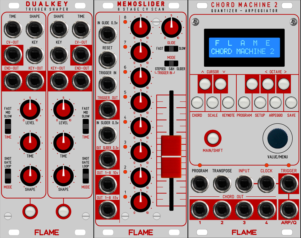 Flame Chord Machine 2 Memoslider Dual Key MOD WIGGLER